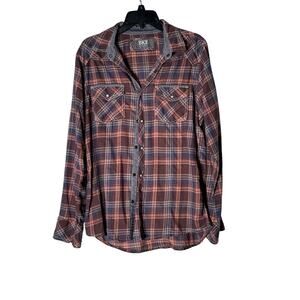 Buckle BKE Standard Fit Men's Medium Western Shirt Vintage Washed